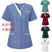 情趣服 2022欧美新款 Temu圣诞款 护工服酒店环卫制服工作服套装