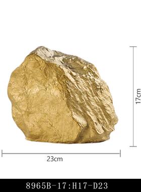 正品酒店大摆雪山件轻奢冰山石头塑道具雕样板房装饰陶瓷假山摆堂