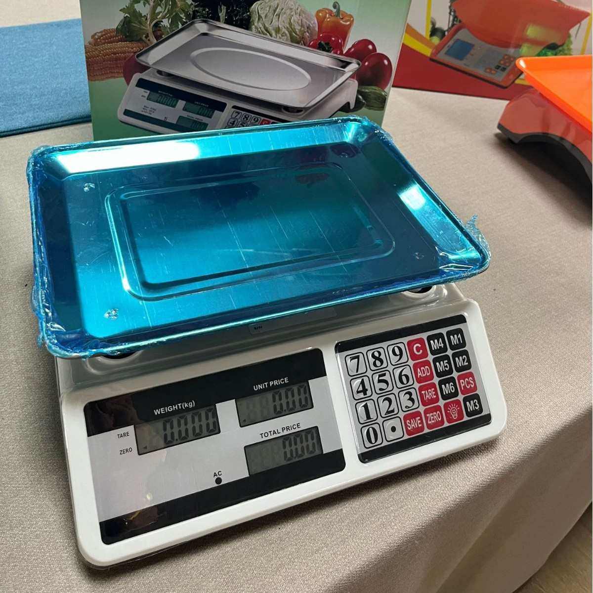 外贸英文518计价秤40kg商用电子秤台式水果秤卖菜充电款台秤,五金/工具,电子秤/电子天平,淘宝优惠券,粉丝福利购,淘宝优惠卷