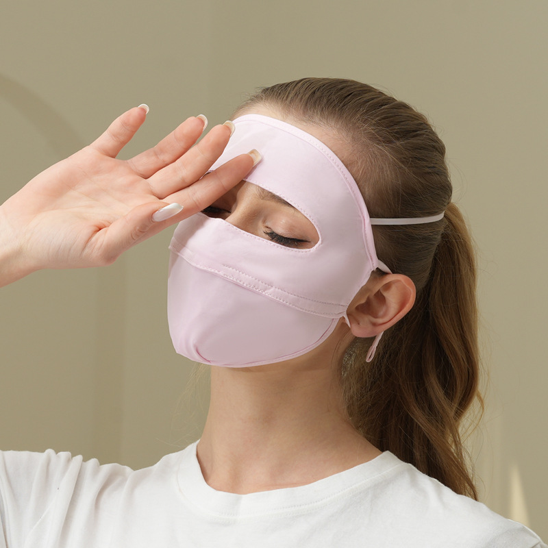 紫外线防晒面罩开车冰丝口罩面罩