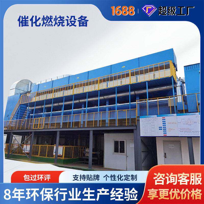 定制活性炭吸附箱废气回收净化蓄热装置处理催化燃烧一体机排烟