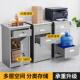 不锈钢储物柜文件柜矮室bxgag 2外车间工材料纳收柜抽具屉带锁床