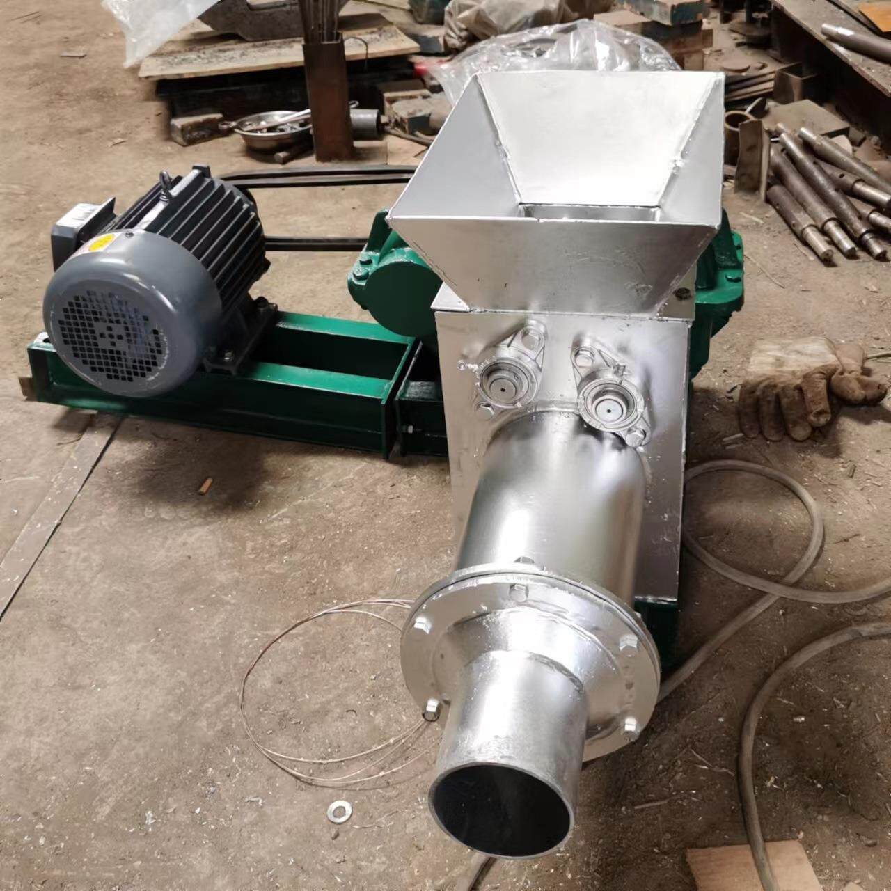 东越生产教学雕塑陶瓷炼泥机不锈钢陶泥练泥机真空挤出机陶艺设备