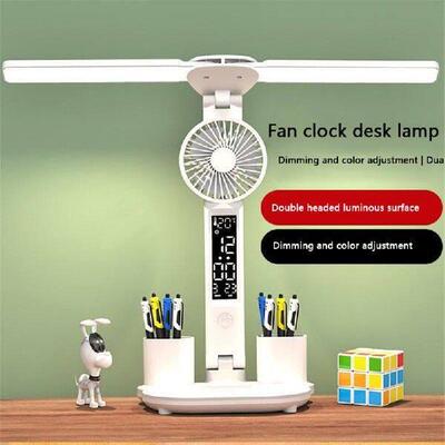 3in1 Multifunction Table Lamp LED Two-headed Folding With