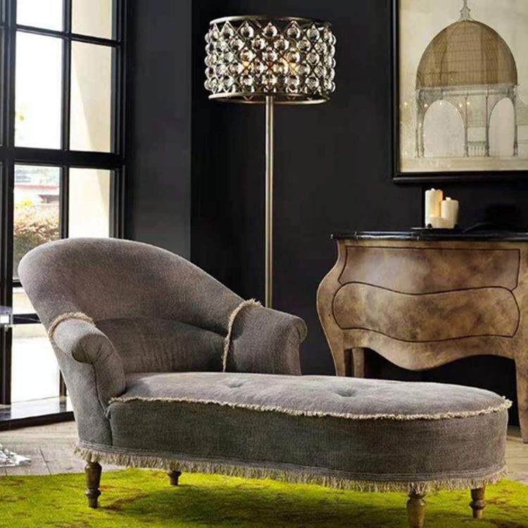 美式复古铁艺客厅落地灯复古工业风loft卧室床头咖啡店酒吧水晶灯