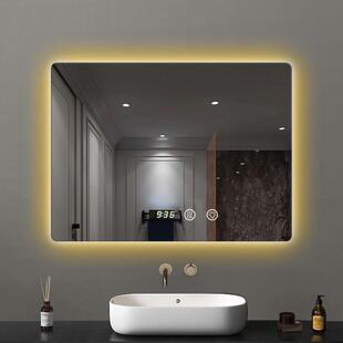 背光智镜能卫镜生间壁挂化妆镜525L台ED灯洗手间圆角酒店洗漱发光