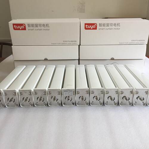 涂鸦智能家居zigb帘ee电窗智f能手机wii轨道电动机厂语音wifi轨道