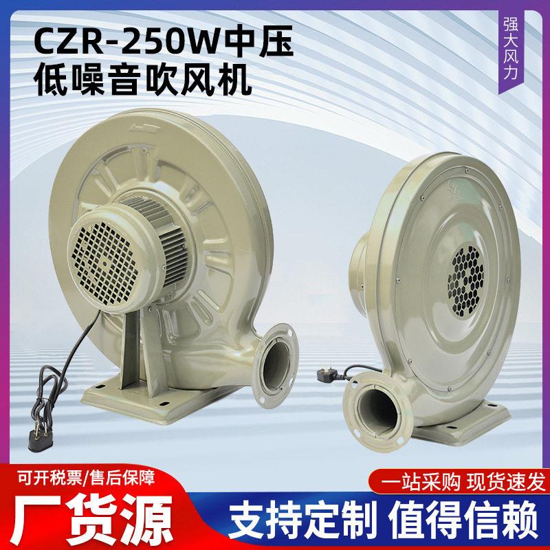 广东永强CZR-250W中压低噪音吹风机CZR-LY80气模中压风机炉灶风