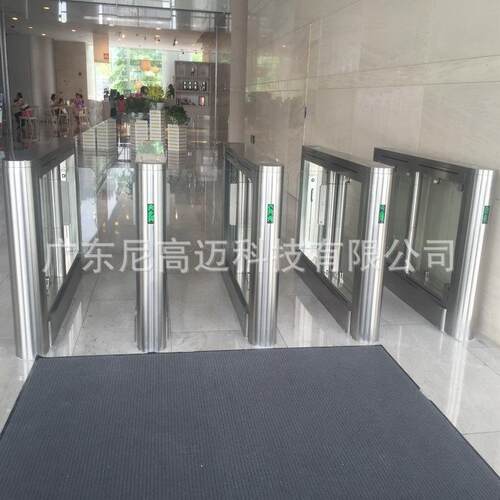 供应立式自动摆闸 校园考勤通道控制设备 尼高迈摆闸翼闸三辊闸