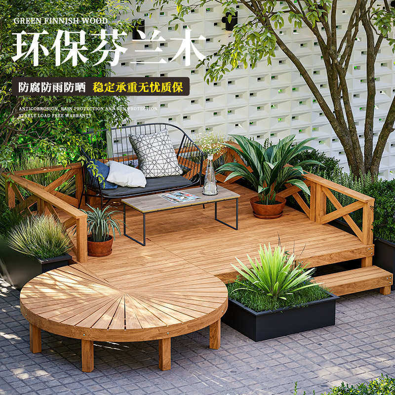 #室外防腐木地板露台阳台户外庭院实木休闲平台地台花园露天榻榻,家装主材,实木地板,淘宝优惠券,粉丝福利购,淘宝优惠卷