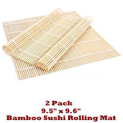 Bamboo Sushi Rolling Mat Roll Maker Cooking Making Kit