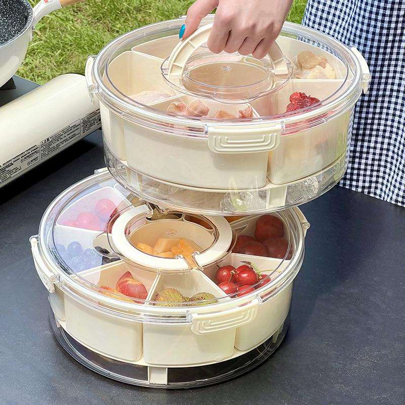 家用带提手厨房塑料加厚收纳盒透割草机/草坪机