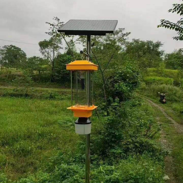 太阳能灭蚊灯池塘灭虫灯2米3米4米新农村道路灯户外灯大功率