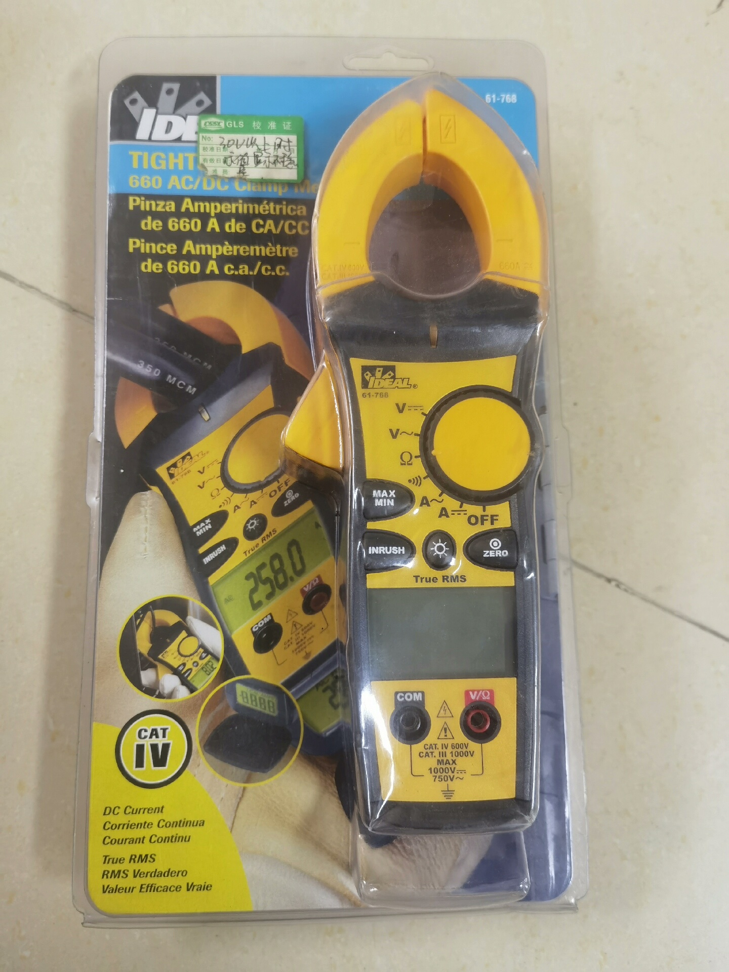 IDEAL理想61-768钳形表