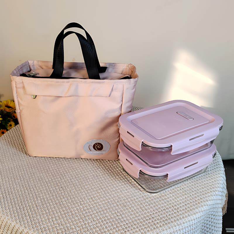 日本优质长效保温袋加厚玻璃饭盒手提袋长效保温多层大米饭袋