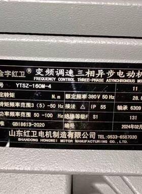 山东源头厂家直供YTSZ-160M-4/11W起重变频调速三相异步电动机