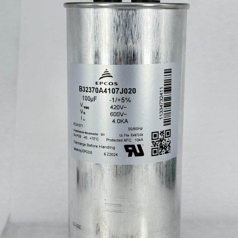 EPCOS薄膜电容B32370 A4107J020/ A6456J001/J002 600V/420V