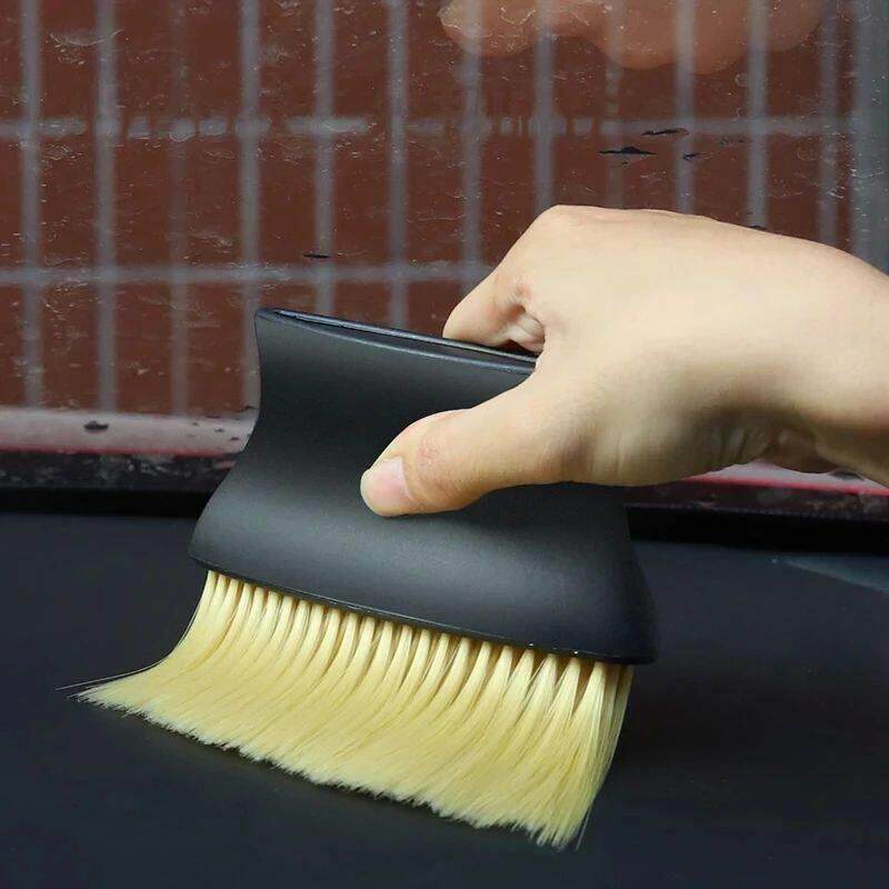 Car interior sweeping dust soft brush car wash tool artifact