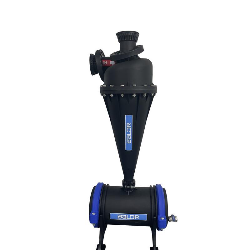 蔬菜大棚灌溉离心过滤器塑料离心过滤器农业灌溉尼龙离心过滤器