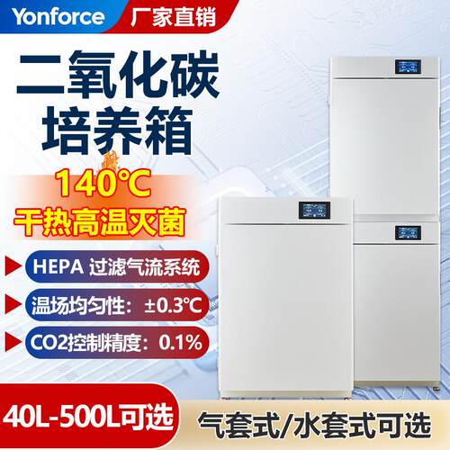 CO2培养箱实验室细胞培养140℃干热高温灭菌二氧化碳培养箱