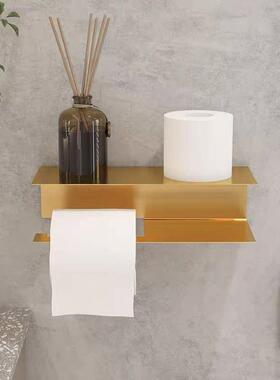 北欧金属i室ns现代REE约几何卫生间壁简挂浴置物纸巾架卷置物架纸