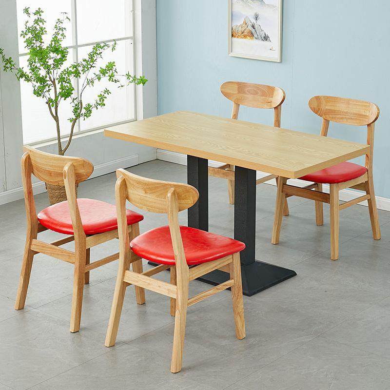 实木快餐商用员工食堂奶茶面馆沙县小吃店麻辣烫烧烤店餐桌椅组合,住宅家具,板木餐桌,淘宝优惠券,粉丝福利购,淘宝优惠卷