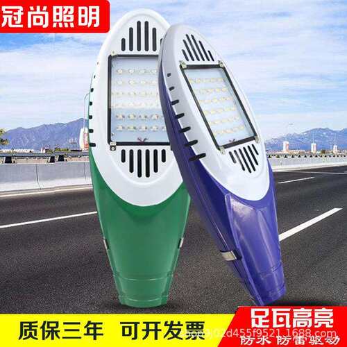 led路灯头火炬道路灯户外220V挑臂路灯50W100W新农村广场小区强光