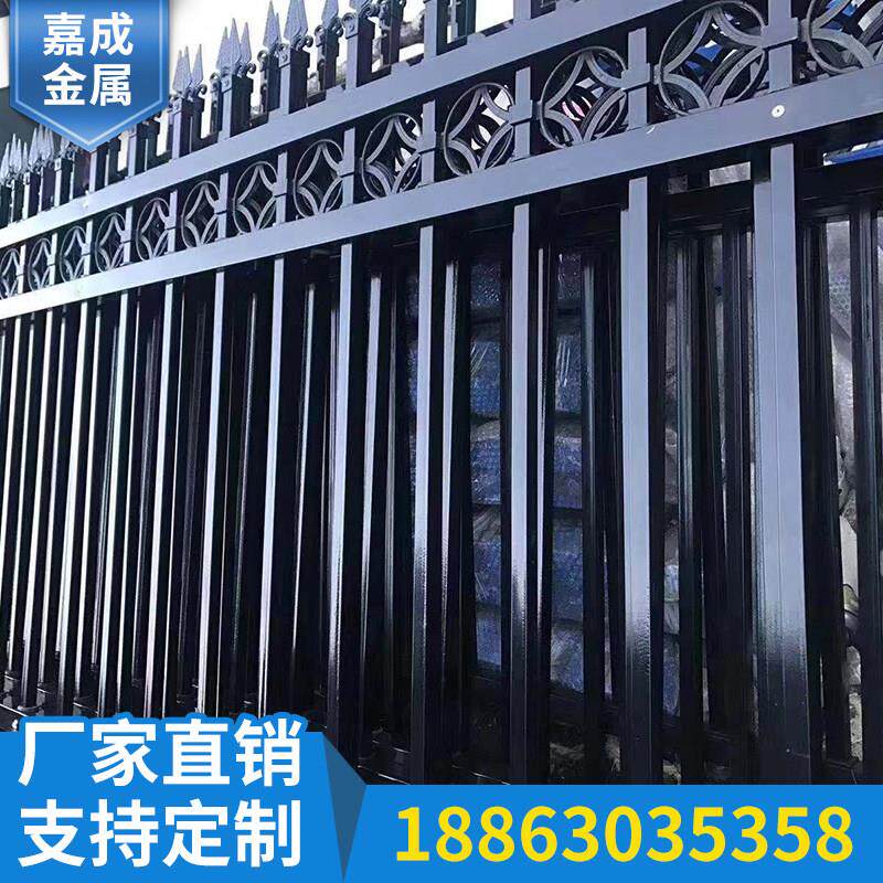 花园社区锌钢护栏庭院篱笆栏镀锌栅栏围墙铁艺围栏乡村院子栏杆
