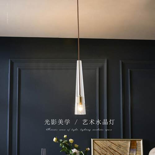 LED餐厅吊灯现代简约灯具轻奢无主灯一字长条灯北欧吧台饭厅吊灯