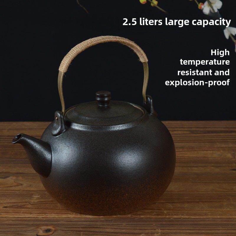 采购产品大容量陶瓷煮壶,耐高温茶壶,明火陶瓷电炉,提升梁,泡