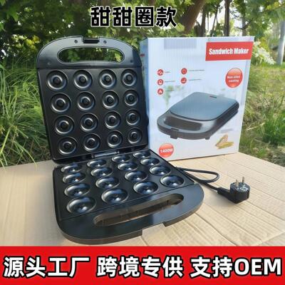 跨境电饼铛家用双面加热煎烙饼锅煎饼机烙饼机多功能电烧烤炉华夫