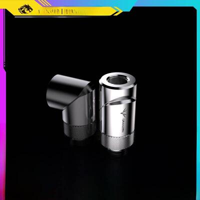 Granzon GD-SK 万向接头 双关节360度 黑色/银色 分体式水冷接头