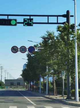 交杆通悬臂道路标志框架式一体化信号灯杆号MCA杆交通信导向灯