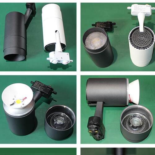 家装建材商场COB轨道灯30W高亮服装店展厅显指90导轨灯射灯LED