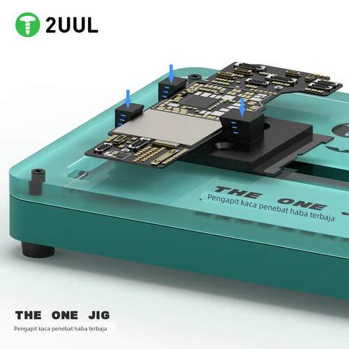 2UUL钢化隔热玻璃夹具 BGA手机维修卡具主板芯片IC植锡台工作台