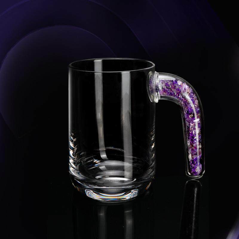 雅禹唐水晶大容量耐热茶杯家庭办公杯高端茶具礼盒