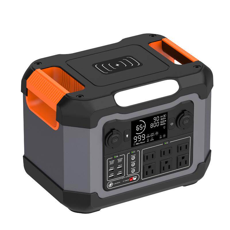 便携式户外储能电源1200W大功率110V60HZ美日规1度电无线充应急