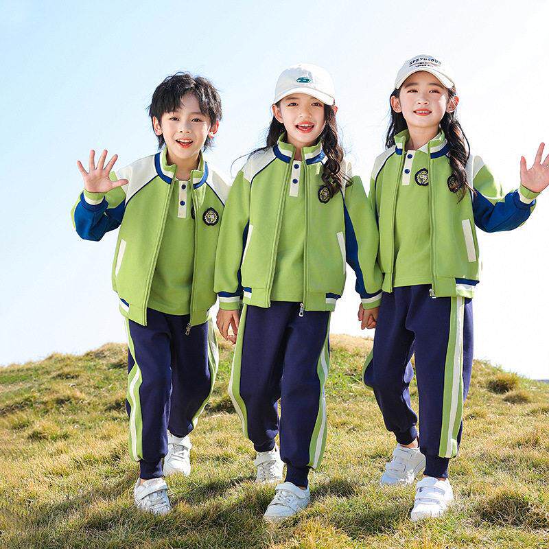 春夏季中小学生校服套装英伦风幼儿园园服运动会团体班服运动服