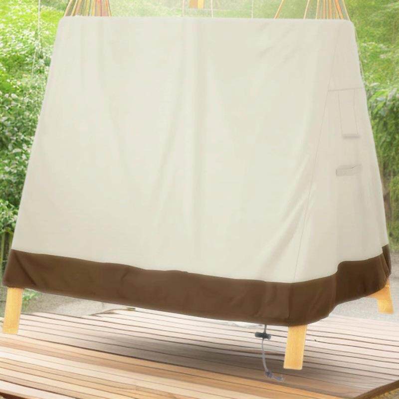 厂家花园露台户外庭院三人座摇椅罩A形秋千吊椅罩防雨防尘