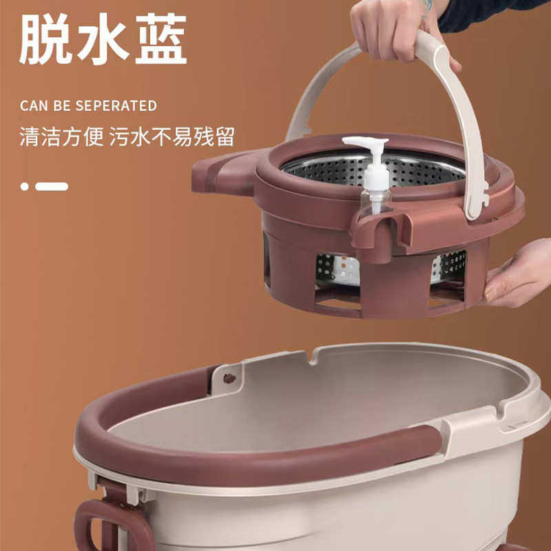 拖把免手洗家用带桶 可拆卸拖把套装 便携式海绵拖把干湿两用拖把,家庭/个人清洁工具,拖把桶,淘宝优惠券,粉丝福利购,淘宝优惠卷