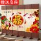 中式 简易屏风隔断墙折屏客厅卧室遮挡简约现代折叠家用移动布屏障