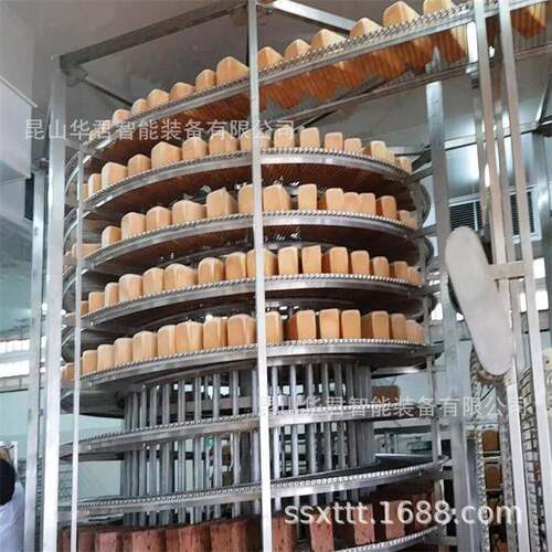 纸箱链板螺旋机输送咖喱冷却塔食品硅胶仓储货物跨楼层螺旋输送