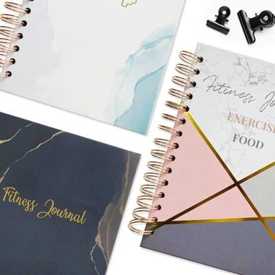 fitness journal exercise food work out weekly daily planner