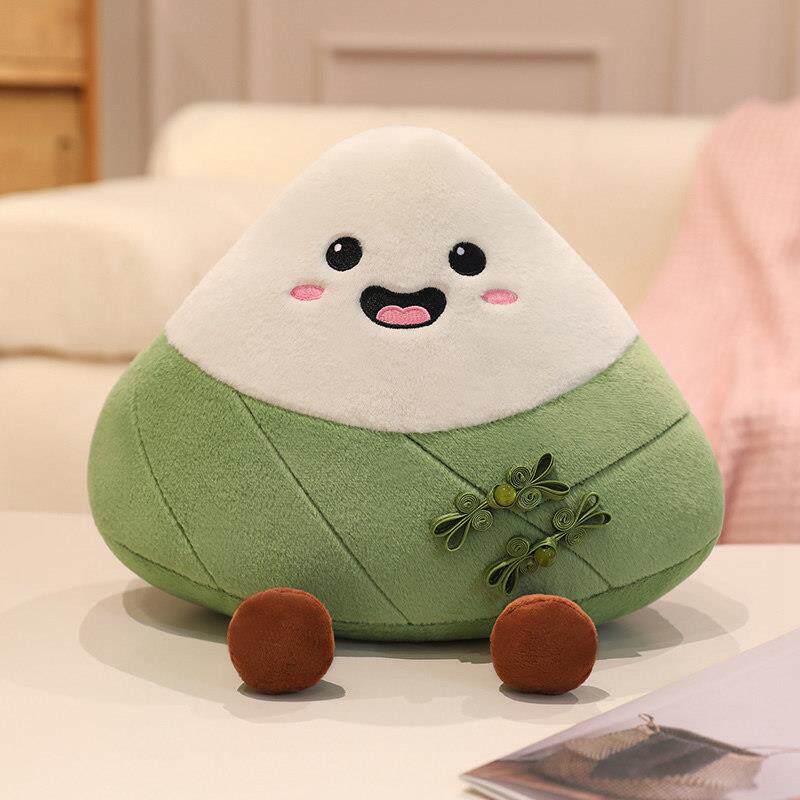 端午节粽子抱枕毛绒玩具仿真粽子玩偶创意礼物品活动定制道具公仔