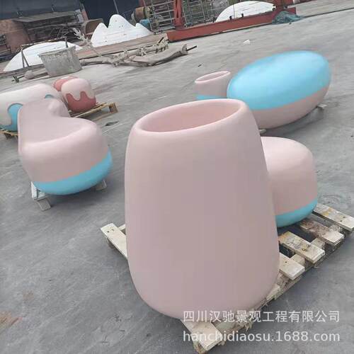 玻璃钢花盆花箱户外景观园林小品摆件 室外玻璃钢产品 室外花盆