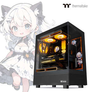 TT钢影透S mini海景房机箱台式电脑主机机箱270°全景支持240水冷