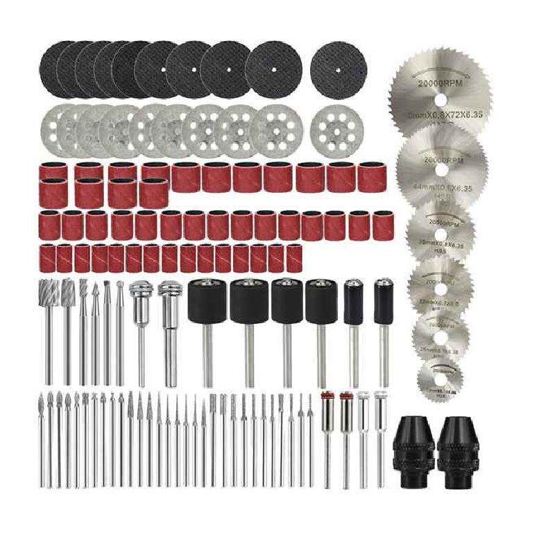 121件电磨配件套装电磨吊磨机配件组合打磨抛光切割