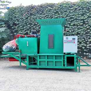 养殖秸秆打包装 袋机 青储饲料打包机视频 秸杆打包装