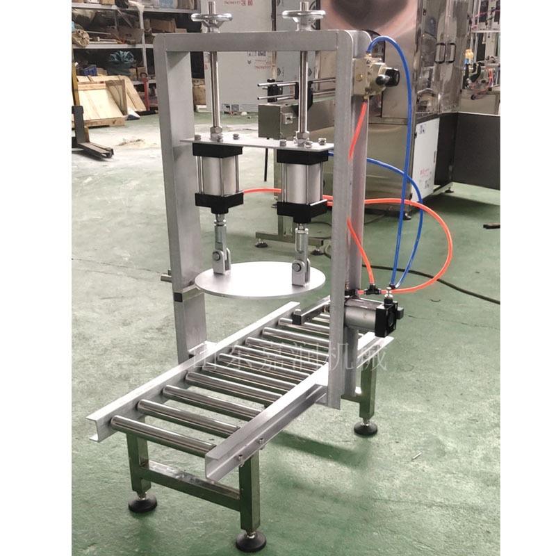 防冻液熟料桶压盖机 半自动脚踏压桶机 气缸压实机