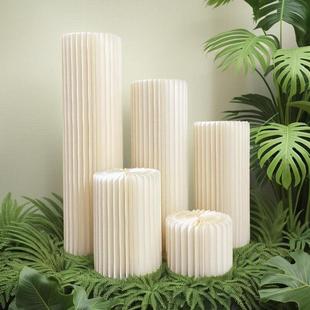 直播展示岛台台产品中地台流水特展台底座摆件立柱橱窗陈列摆模台